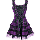 Minikleid mit Schnürung im Gothic-Stil
